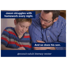 Adult Literacy Program Ad Concept